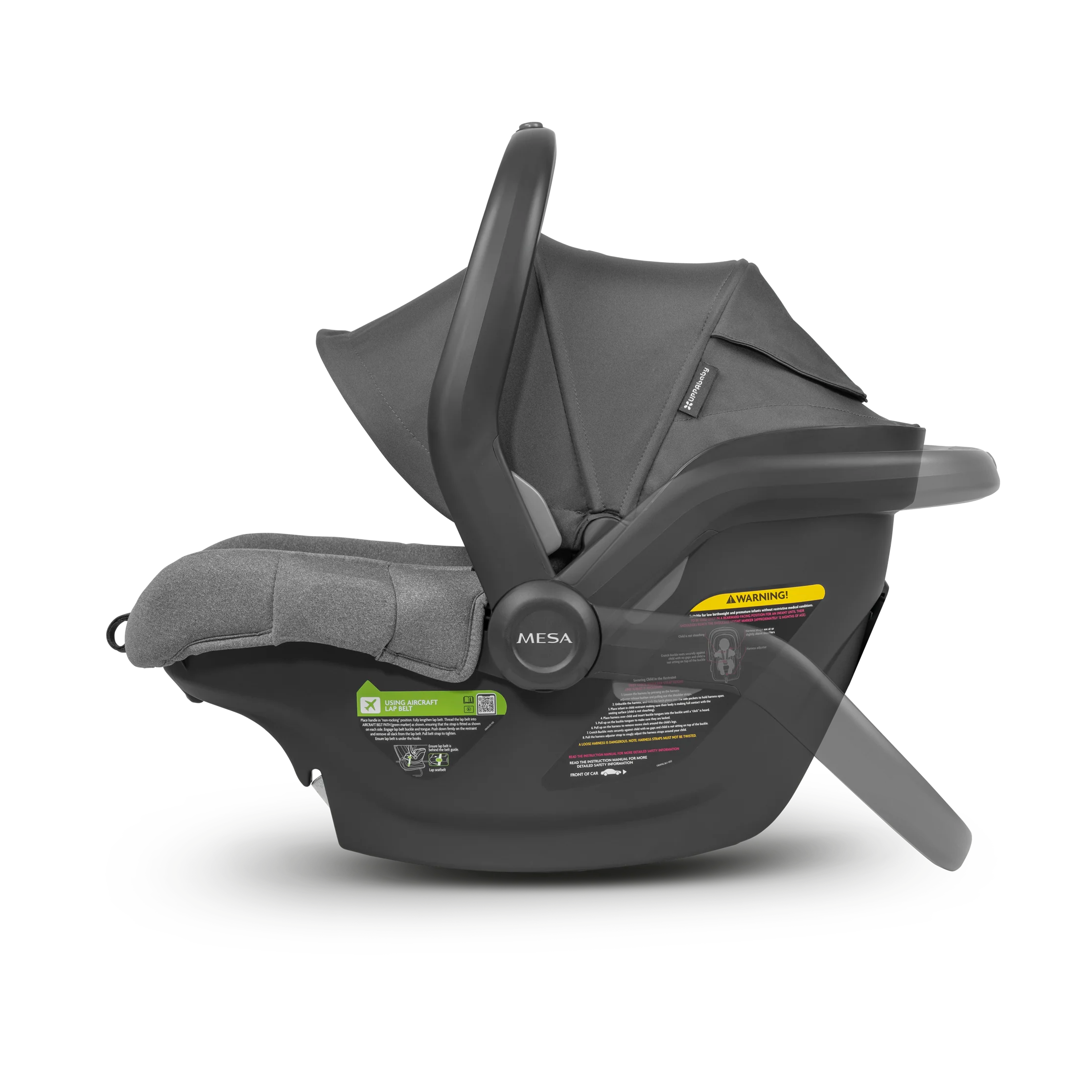 UPPAbaby Mesa Car Seat Capsule - Charcoal Melange (Greyson) - Image 2
