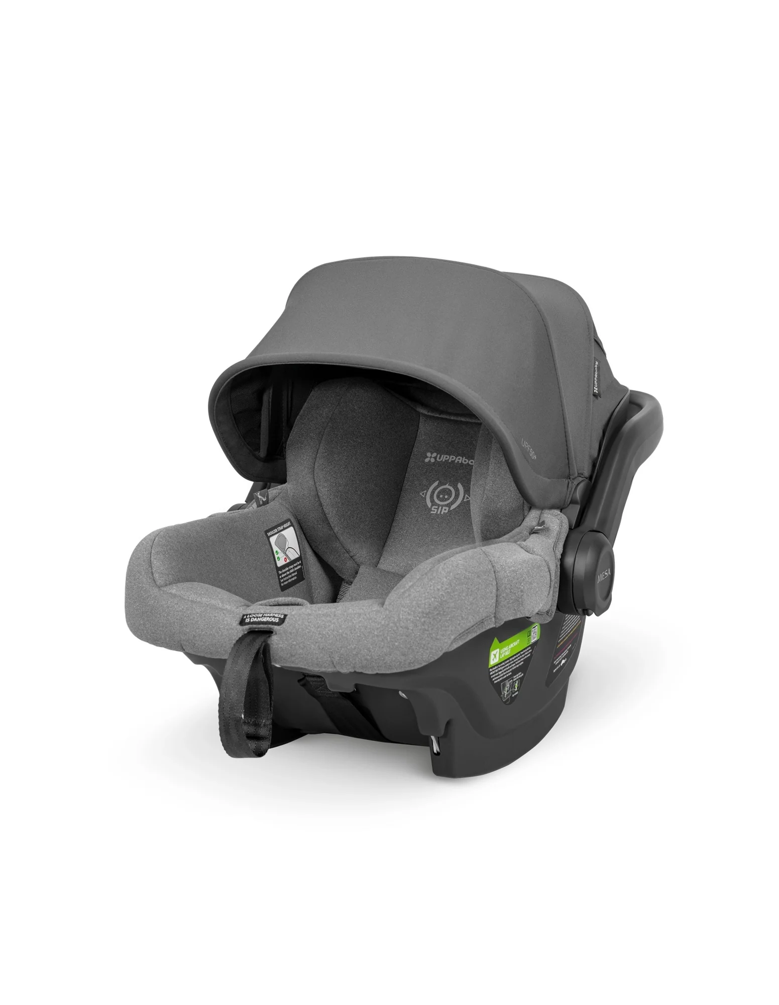UPPAbaby Mesa Car Seat Capsule - Charcoal Melange (Greyson) - Image 3
