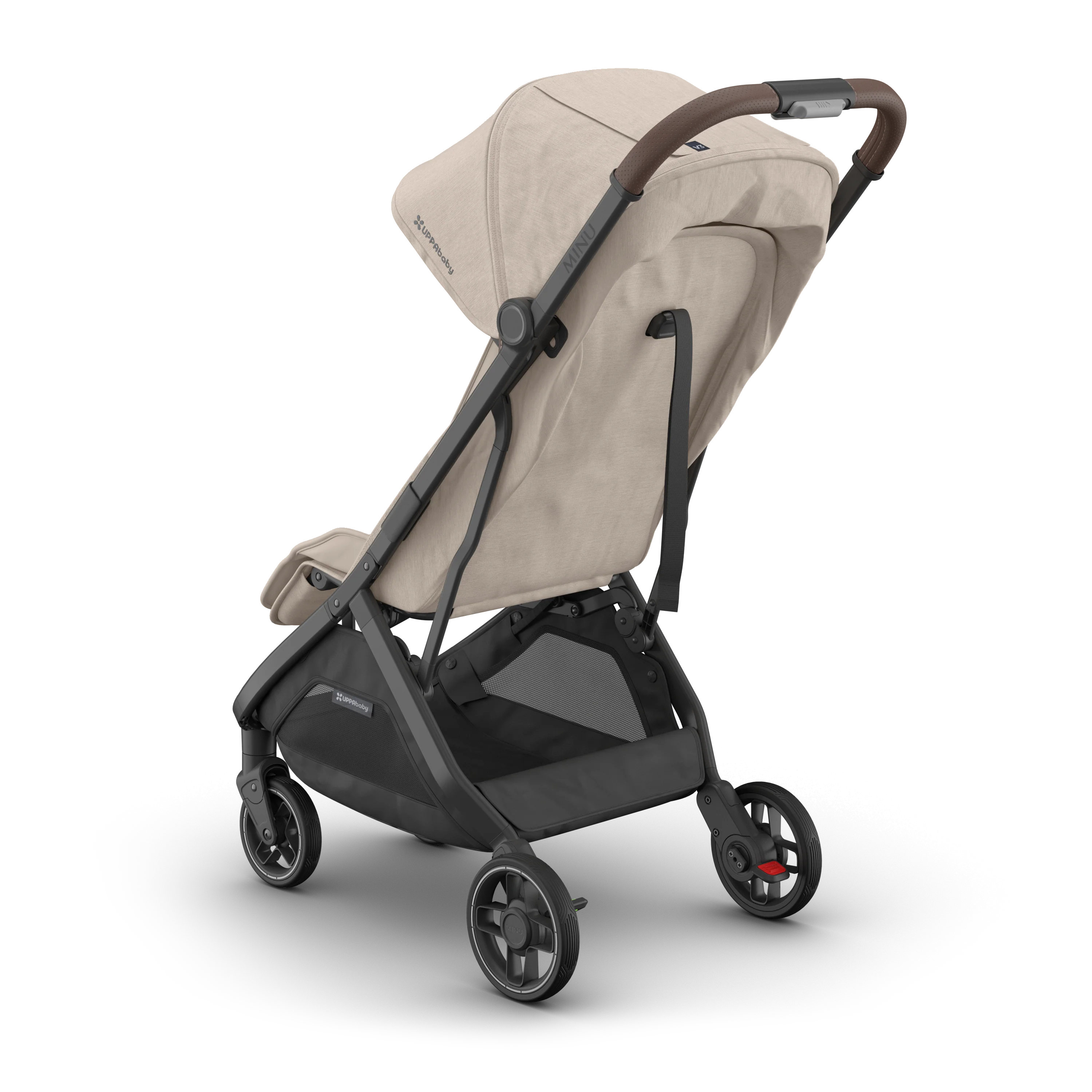 UPPAbaby Minu V3 Stroller - Ada (Sandstone/Chestnut leather) - Image 4