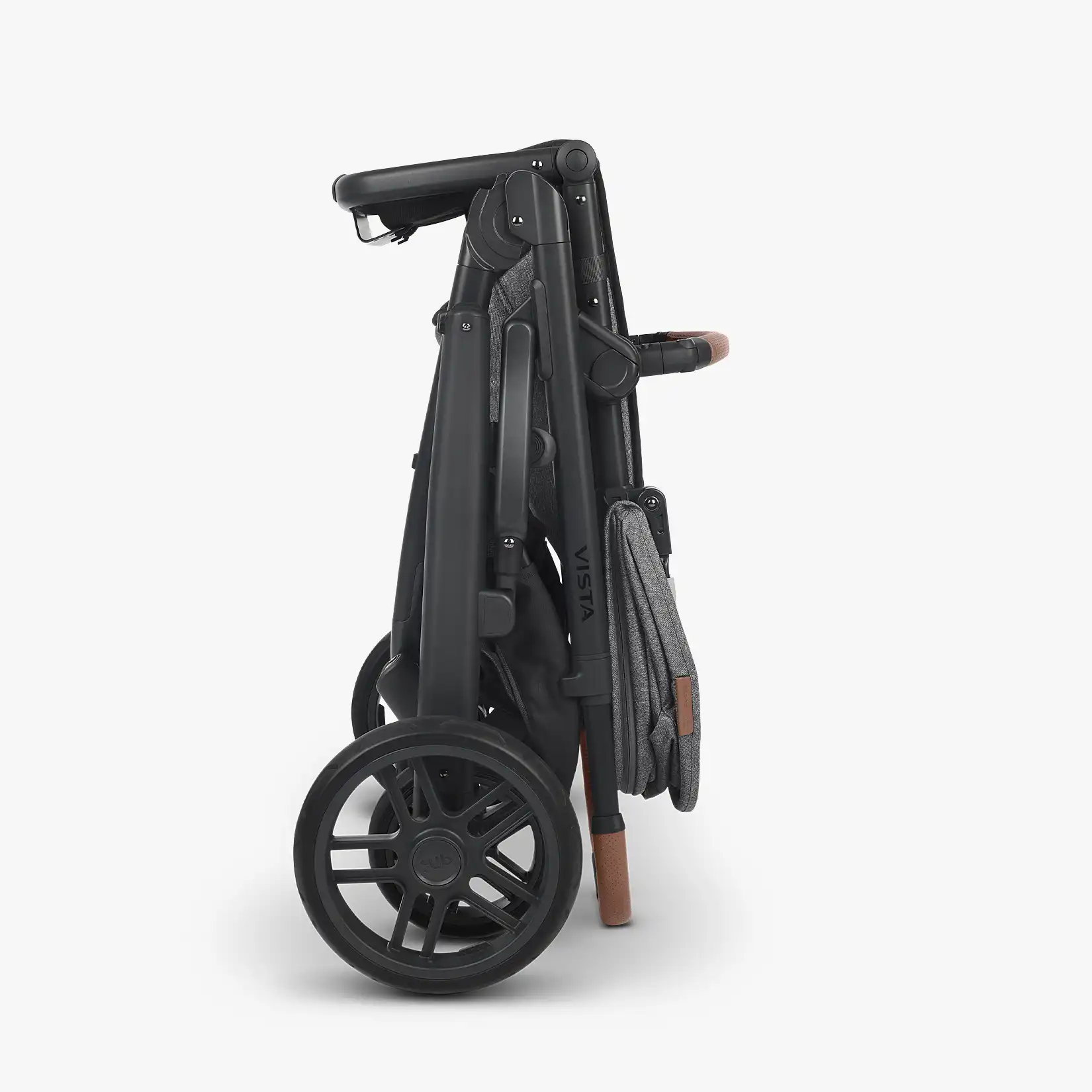 UPPAbaby Vista V2 With Bassinet โ Greyson (Charcoal Melange/Carbon) - Image 3