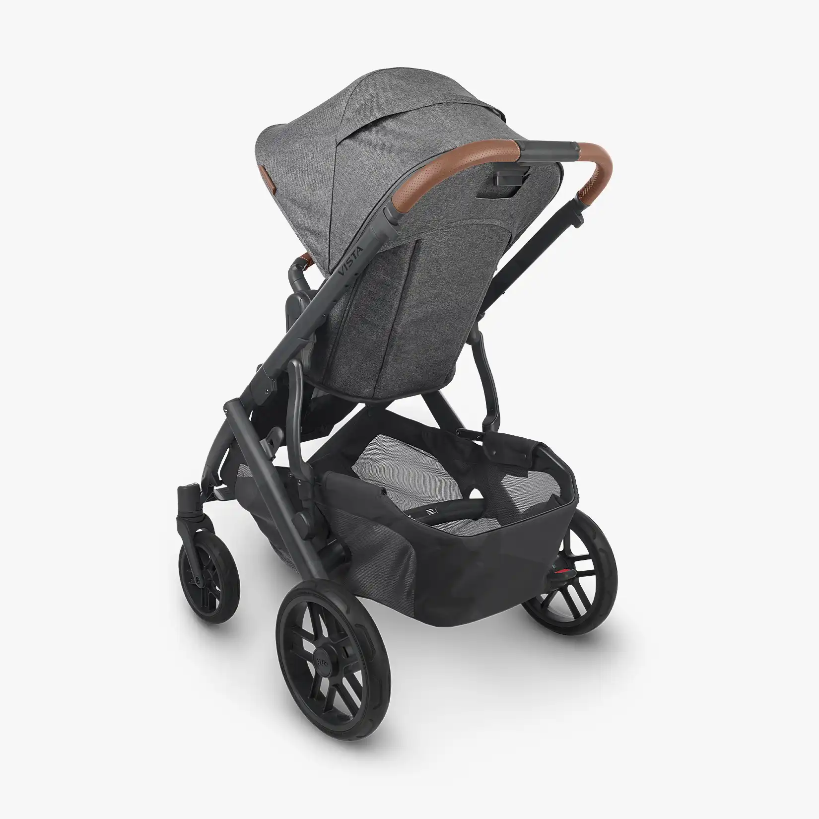 UPPAbaby Vista V2 With Bassinet โ Greyson (Charcoal Melange/Carbon) - Image 4