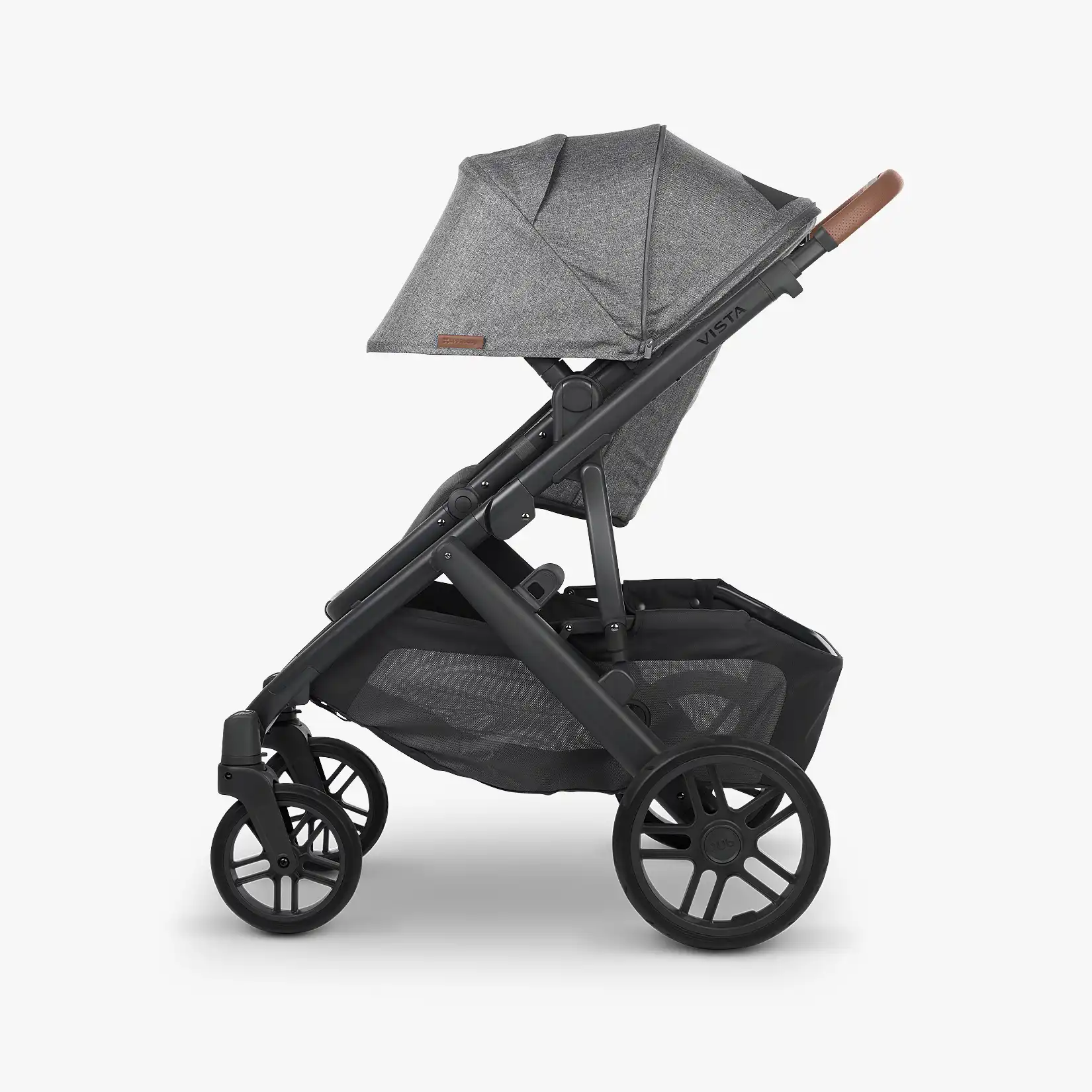 UPPAbaby Vista V2 With Bassinet โ Greyson (Charcoal Melange/Carbon) - Image 5