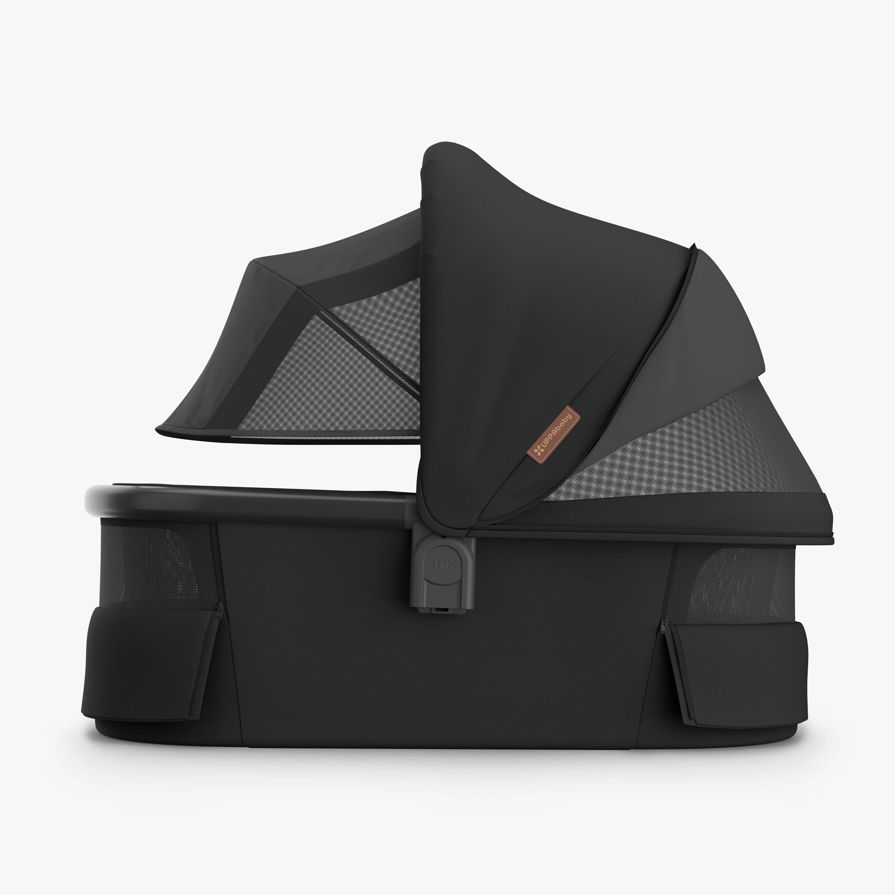 UPPAbaby Vista V3 Pram with Bassinet - Nori (Charcoal / Saddle Leather) - Image 6